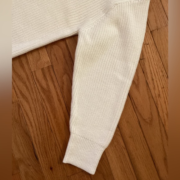 NWT BANANA REPUBLIC ORGANIC COTTON DROP SHOULDER SWEATER - MULTI SEASONAL! - Picture 7 of 11